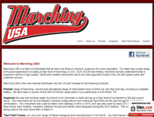 Tablet Screenshot of marchingusa.com